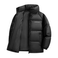 雪中飞 SNOWFLYING【200克充绒】羽绒服男短款立领加绒加厚保暖外套