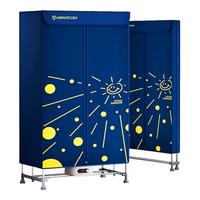 艾美特烘干机家用干衣机烘衣服宿舍小型杀菌率99%双层大容量衣柜