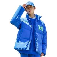冬季羽绒服男时尚百搭立领后背印花羽绒服男士羽绒服