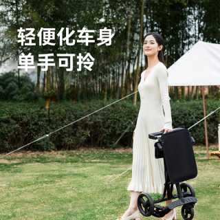 88VIP：Little Tiger T28大童推车婴儿车可坐可躺单手折叠弹簧减震高景观口袋车