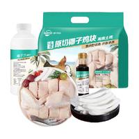 温氏 椰子鸡组合套餐1.25kg2-3人份海南土鸡块火锅鸡汤散养120天龄