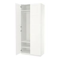 IKEA宜家PAX帕克思卧室衣柜家用现代简约小户型双门衣橱储物柜