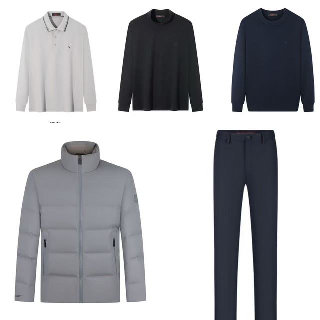今日必买：柒牌 羽绒服+长袖polo衫+毛衣+长T恤+长裤