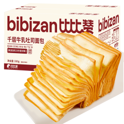 比比赞 千层牛乳吐司面包