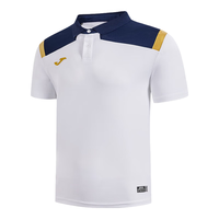 JOMA短袖男POLO衫春夏款柔软舒适透气商务休闲翻领T恤打底衫 白色 L