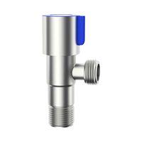 万和角阀铜芯304加厚 冷热水快开三角阀4分接口八字阀止水阀球阀水槽