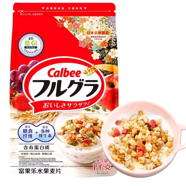 今日必买：Calbee 卡乐比 水果麦片 450g*1袋