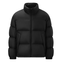 鸭鸭（YAYA）羽绒服男士短款2024年冬季时尚宽松立领保暖休闲面包服外套 摩卡黑色 XL（140-160斤）