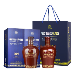 汾酒 老白汾酒 53%vol 清香型白酒 475ml*2瓶