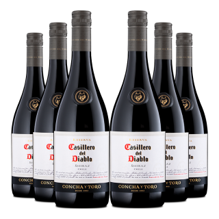 宅家食光：红魔鬼 干露红魔鬼西拉干红葡萄酒 750ml*6瓶整箱 智利原瓶进口红酒 中秋送礼