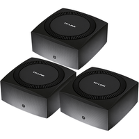 TP-LINK 普联 大道系列 TL-XTR5466易展Turbo版 三频5400M 家用千兆Mesh无线路由器 3个装 黑色