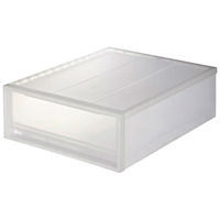 無印良品 MUJI（無印良品 ）聚丙烯杂物箱/抽屉式/小 无色收纳箱储物箱内衣杂物玩具整理箱