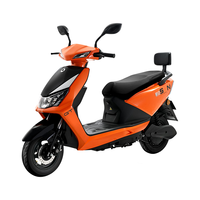 移动端、京东百亿补贴：新日 电动摩托车飞豹前后液压减震家用代步车烈焰橙