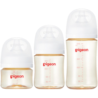 Pigeon 贝亲 婴儿防摔PPSU奶瓶 80ml