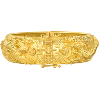 周生生龙凤呈祥黄金手镯足金生生有囍金镯子结婚三金 94742K计价 07圈 - 13.97克(含工费1450元)