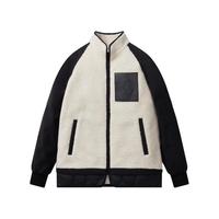 波司登 拼接仿羊羔绒羽绒男式轻休闲户外羽绒服