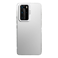 暴走适用华为p40pro手机壳 HUAWEI P40Pro保护套 硅胶软边简约防摔镭射渐变高级感磨砂硬壳 银 【彩银镭射✅磨砂亲肤】银