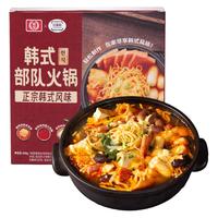 桂冠×宗家府联名款韩式部队锅568g 2人份礼盒包装 泡菜芝士年糕午餐肉