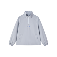 安德玛 【福利特卖】130-170男女中大童户外运动立领梭织外套