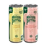 巴黎水 法国无糖气泡水 250ml柠檬味10罐+西柚味10罐