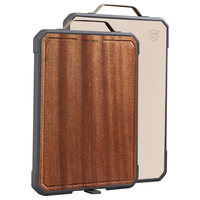 康巴赫（KBH） 抗菌双面可用切菜板乌檀木砧板加厚案板防霉切肉板家用 抗菌PE+乌檀木48*32可立cm