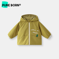 pureborn 博睿恩 儿童防风保暖夹棉外套25冬新款男女宝宝休闲外套