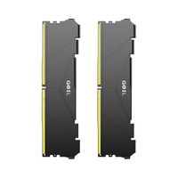 GEIL金邦 32G(16Gx2)套装 DDR5 6000 台式机电脑内存条 海力士A-die颗粒 巨蟹马甲条系列黑色C26