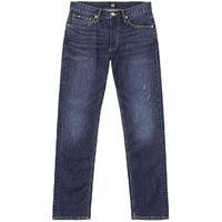 Lee25早春726标准中腰直筒深蓝色男轻薄牛仔裤凉凉裤潮A08127 深蓝色 34