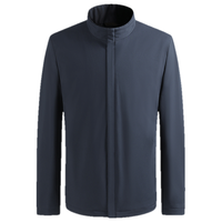 【轻薄白鹅绒&舒适易打理】24冬季商务立领保暖羽绒服外套
