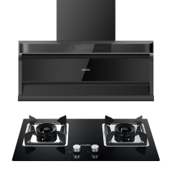 Leader Haier 海尔 智家  烟灶套装 23m?/min大吸力 挥手智控 热熔洗 5.2KW火力IQ92D+L2C