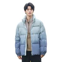 坦博尔款羽绒服时尚拼接立领加厚面包男女同款保暖外套冬