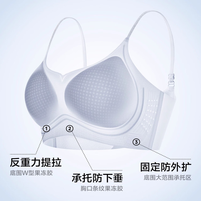 草本初色 内衣女2025新款无痕舒适聚拢小胸无钢圈山茶花香氛 3件