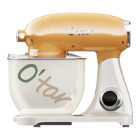 O'TAR欧塔厨师机和面机面包机面条机家用厨师机全自动揉面一体压面机搅拌机打蛋器多功能轻音电动料理机 【四大配件】OT-CS6W 6.5L 白色