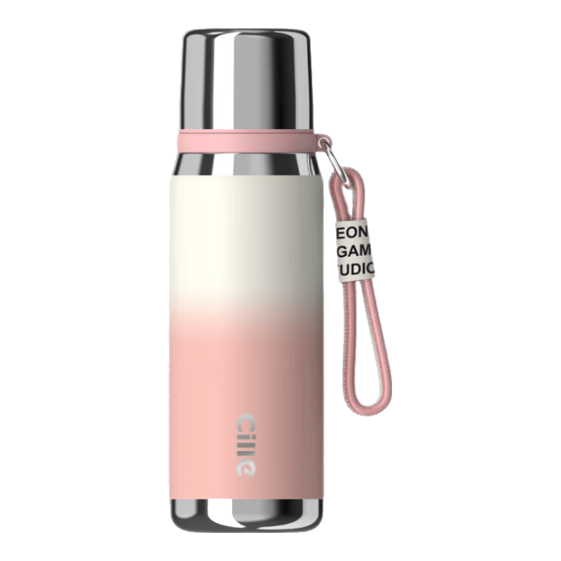 桂粉红630ml【双层杯盖】