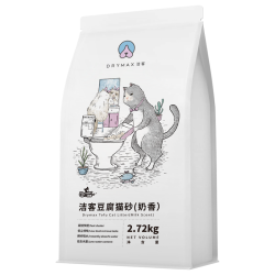 洁客 豆腐猫砂 2.72kg 奶香味