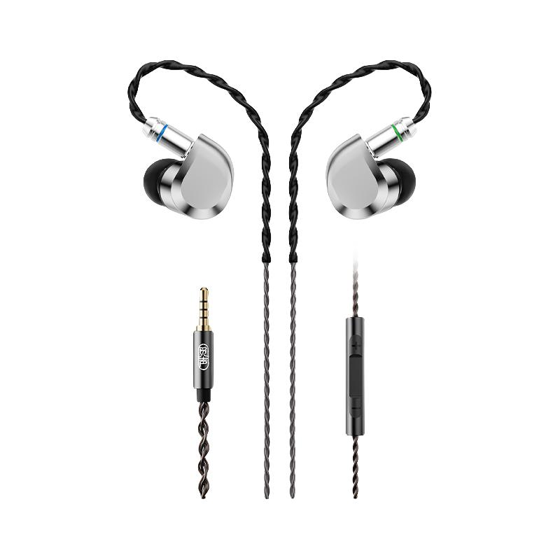 觅声 天鹤座 HiFi有线耳机 3.5mm带麦 1.9米线材