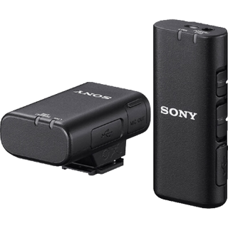 索尼（SONY）A1M2 A9M3 A7M4/S3/M3/R5/R4/R3/CR/C2 ZV-E10II A6700/6600微单相机 FX2/3/30摄像机 机顶麦克风 ECM-W2BT+ECM-LV1麦克风组合套装 Vlog拍摄微单相机外接视频录音