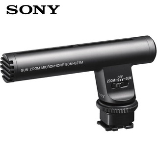 索尼（SONY）A1M2 A9M3 A7M4/S3/M3/R5/R4/R3/CR/C2 ZV-E10II A6700/6600微单相机 FX2/3/30摄像机 机顶麦克风 ECM-GZ1M枪形变焦麦克风 Vlog拍摄微单相机外接视频录音