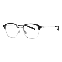 暴龙眼镜25王鹤棣同款素颜轻钛男女近视光学眼镜框 BA6069B15