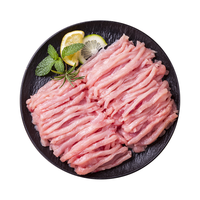 龙大肉食 猪后腿肉丝1斤 出口日本级 免切精肉猪腿肉后臀尖猪肉 烤肠食材
