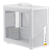 方糖机械大师逻辑库系列 iF25 小机箱 Matx 桌面 便携手提 电脑小型机箱  支持240水冷/170mm塔式风冷 极地白