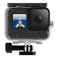 TELESIN适配gopro11防水壳配gopro配件HERO10 9运动相机潜水壳保护壳 防水45M