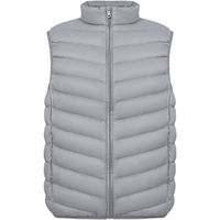 鸭鸭（YAYA）羽绒马甲男2025秋冬无袖坎肩保暖压胶轻薄羽绒服男背心外套 浅灰色 M