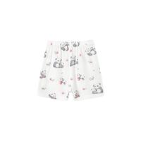 童泰（TONGTAI）婴儿短裤莫代尔棉夏季薄款男女宝宝裤子家居内衣儿童三分裤 黑白 66cm