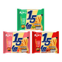 今麦郎1.5倍方便面红烧牛肉味袋装大面饼泡面整箱速食食品 【混装24袋】红烧+葱香+番茄