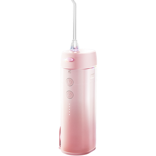 TFLASH同诗 T-FLASH 电动冲牙器便携式水牙线洗牙器家用正畸洗牙齿清洁神器 元气白桃粉