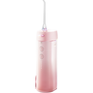 TFLASH同诗 T-FLASH 电动冲牙器便携式水牙线洗牙器家用正畸洗牙齿清洁神器 元气白桃粉