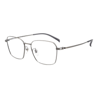 李维斯（Levi's）眼镜框男款近视眼镜架LV7136/6LB+依视路钻晶膜岩1.67镜片 6LB枪灰色