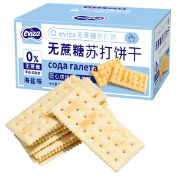 eviza 无糖 苏打饼干  箱装 500g