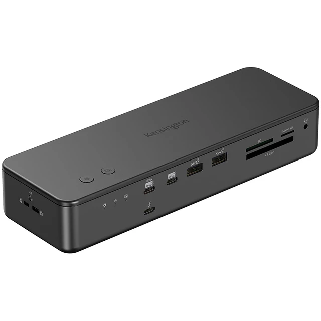 肯辛通（Kensington）雷电5扩展坞 雷雳5拓展坞 硬盘盒 桌面坞站2.5G网口 120Gbps 带宽增强 内置SSD卡槽 SD7100T5